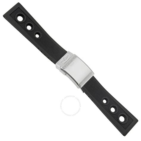 rubber b strap breitling|aftermarket breitling straps.